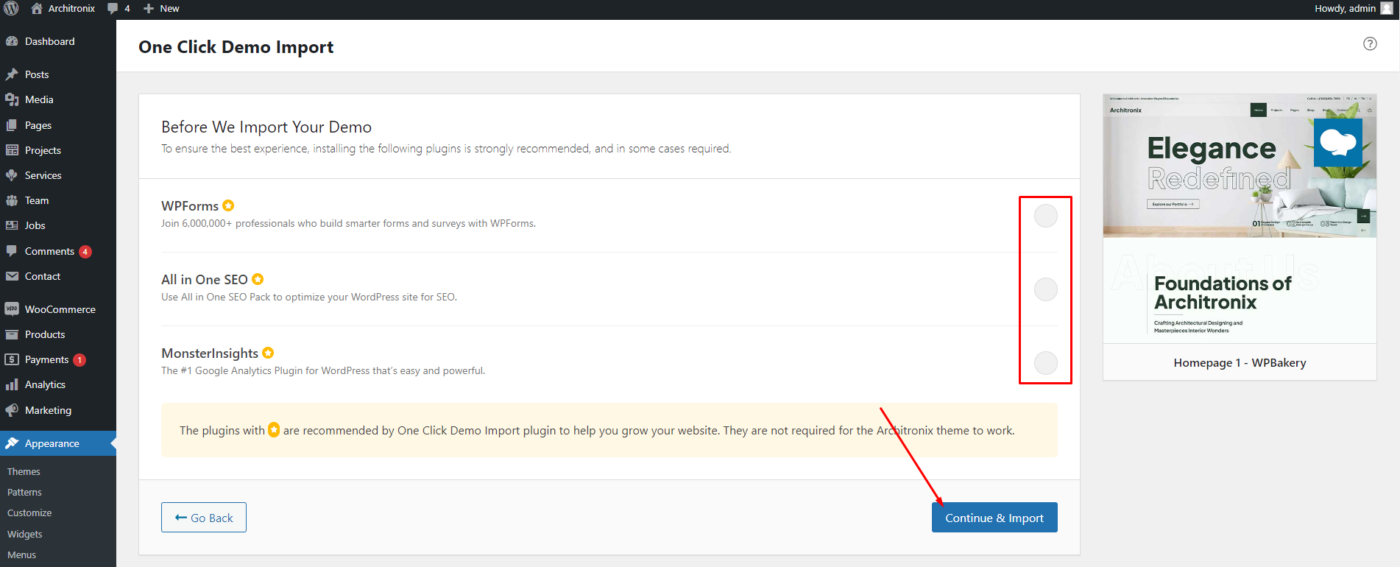 Demo Import – Documentation