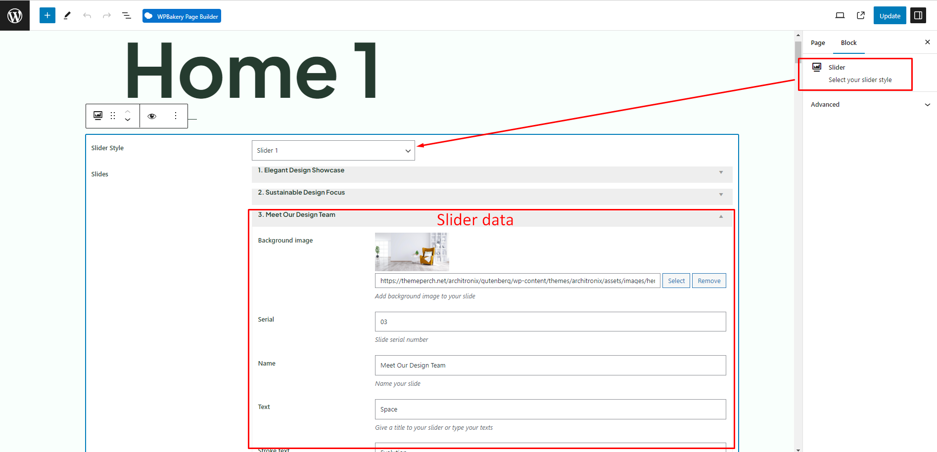 Page settings – Documentation