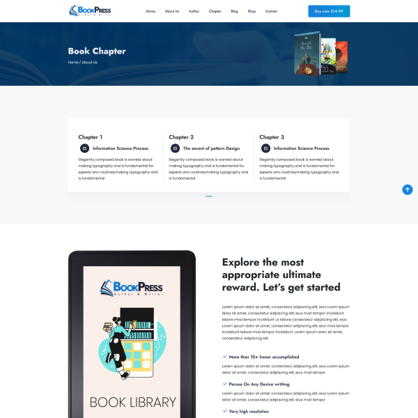 Single Author (Landing Page)