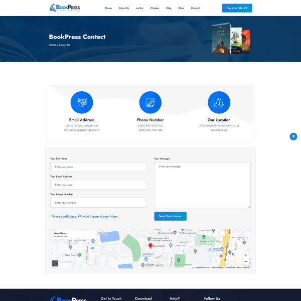 Single Author (Landing Page)