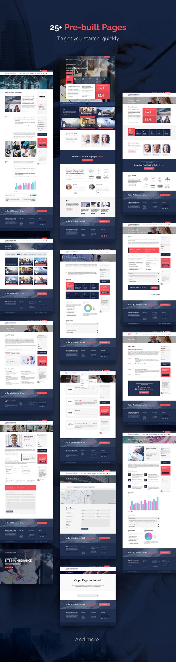 Investment - Corporate Business & Finance Theme for Financial Consulting Company or Agency Websites - 4