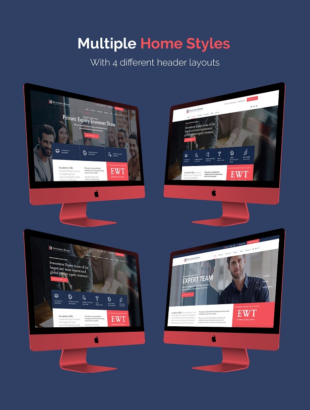 Investment - Corporate Business & Finance Theme for Financial Consulting Company or Agency Websites - 2