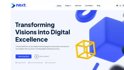 Multipurpose SEO, SMM & Digital Marketing Agency WordPress Theme